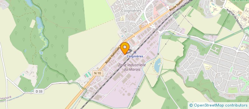 localisation de l'entreprise TEAM à COIGNIERES