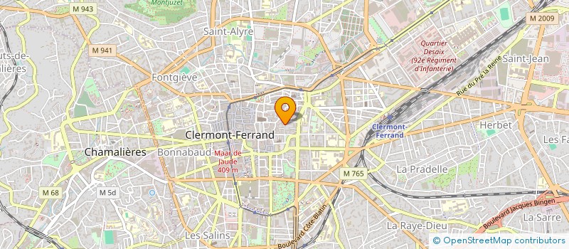 localisation de l'entreprise TEAM 42  CLERMONT-FERRAND