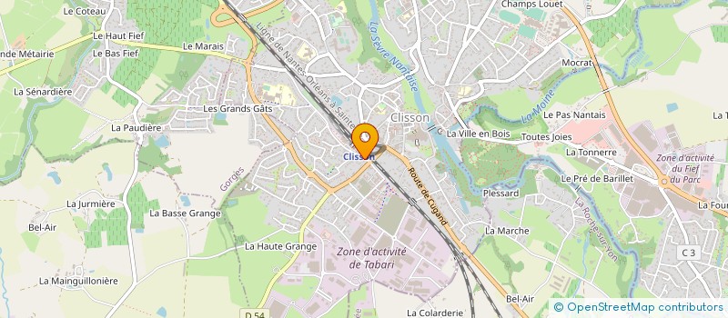 localisation de l'entreprise TEAM'5  CLISSON