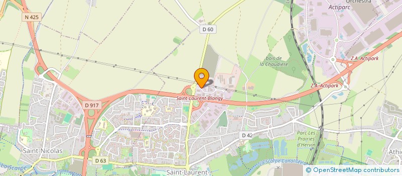 localisation de l'entreprise TEAM 5  SAINTE-CATHERINE