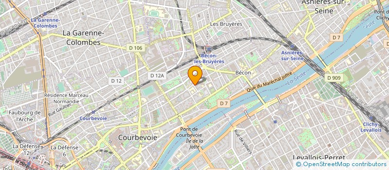 localisation de l'entreprise TEAM 7 à LEVALLOIS-PERRET