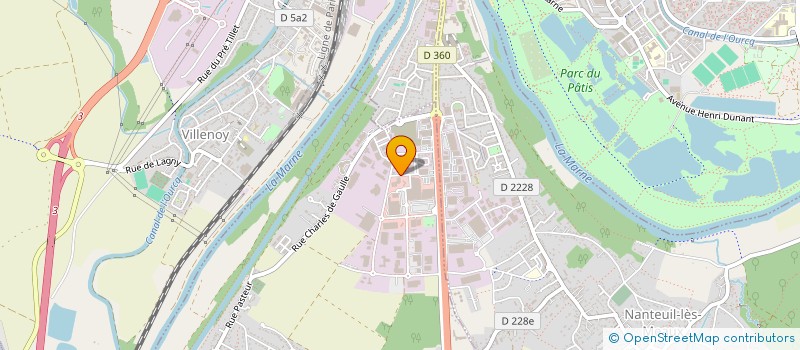 localisation de l'entreprise TEAM 83 à MAREUIL-LES-MEAUX