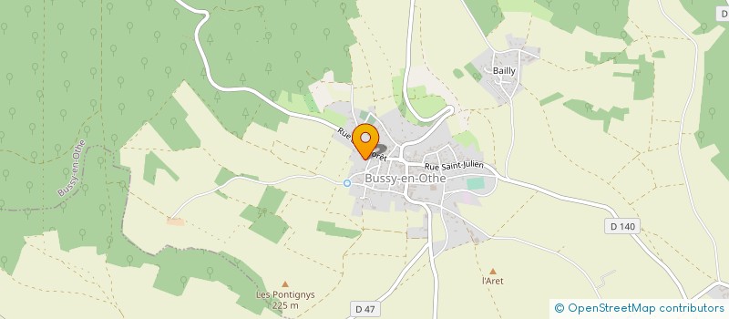 localisation de l'entreprise TEAM A.D.L.C.  BUSSY-EN-OTHE