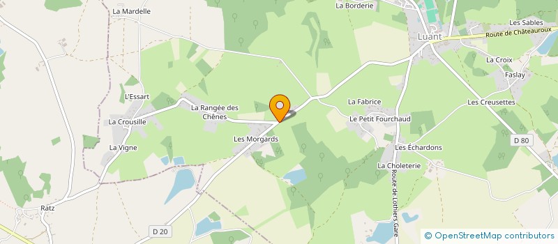 localisation de l'entreprise TEAM A.L.DESAIX à LUANT
