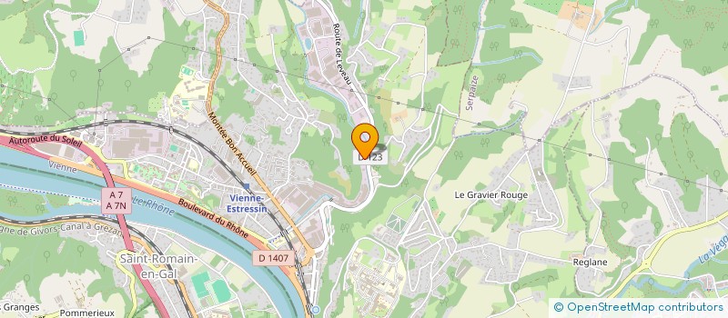 localisation de l'entreprise TEAM A.T.S  VIENNE