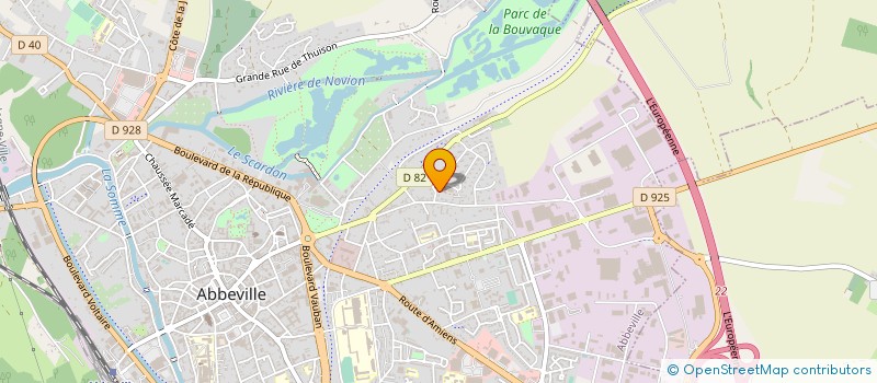 localisation de l'entreprise TEAM ADRENALINE DE L ABBEVILLOIS à ABBEVILLE