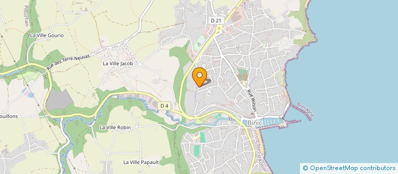 localisation de l'entreprise TEAM AE RACING à BINIC-ETABLES-SUR-MER