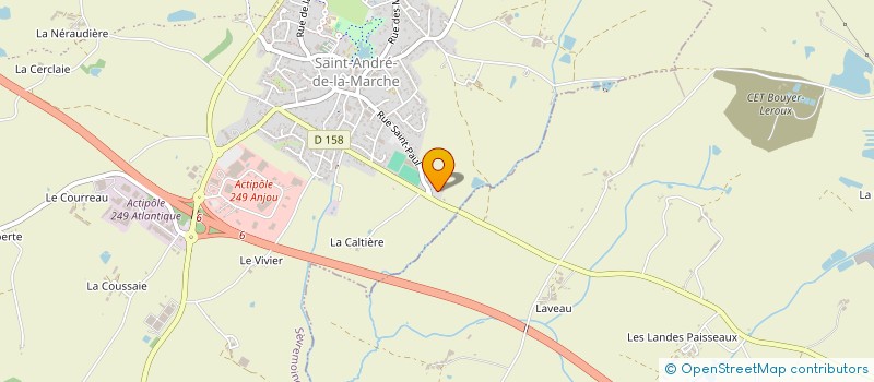 localisation de l'entreprise TEAM-AERO à SEVREMOINE