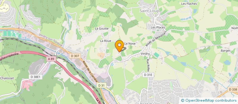 localisation de l'entreprise TEAM AERO PASSION  VINDRY-SUR-TURDINE