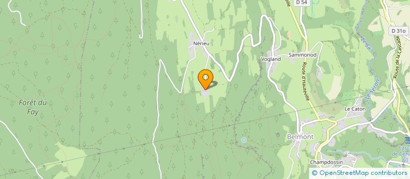 localisation de l'entreprise TEAM AIN SKI NORDIC  RUFFIEU