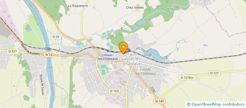 localisation de l'entreprise TEAM ALLIANCE OUEST KARTING  LUSSAC-LES-CHATEAUX