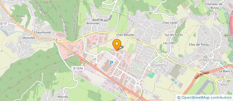 localisation de l'entreprise TEAM ANNECY à EPAGNY METZ-TESSY