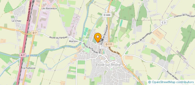 localisation de l'entreprise TEAM AUR4 à ETOILE-SUR-RHONE