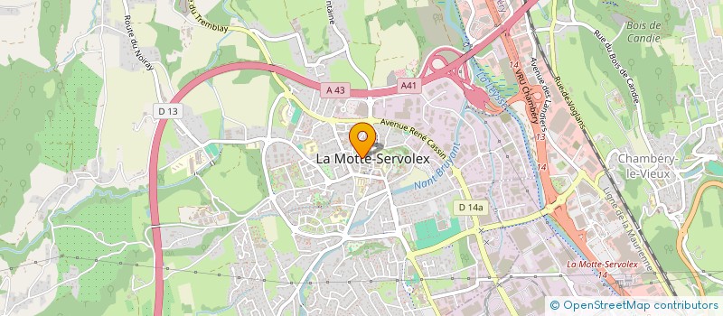 localisation de l'entreprise TEAM AUTIER RALLYE 73  LA MOTTE-SERVOLEX