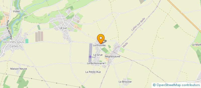 localisation de l'entreprise TEAM AVENTURE 79  CELLES-SUR-BELLE