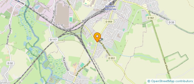 localisation de l'entreprise TEAM AVESNOIS à LEVAL