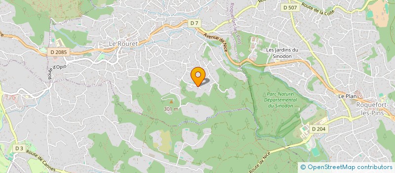 localisation de l'entreprise TEAM AXEL SOLA  LE ROURET