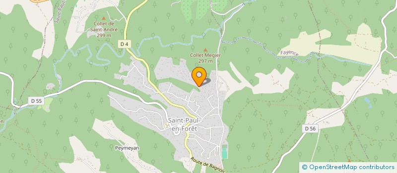 localisation de l'entreprise TEAM BAGNOL DEVELOPPEMENT à SAINT-PAUL-EN-FORET