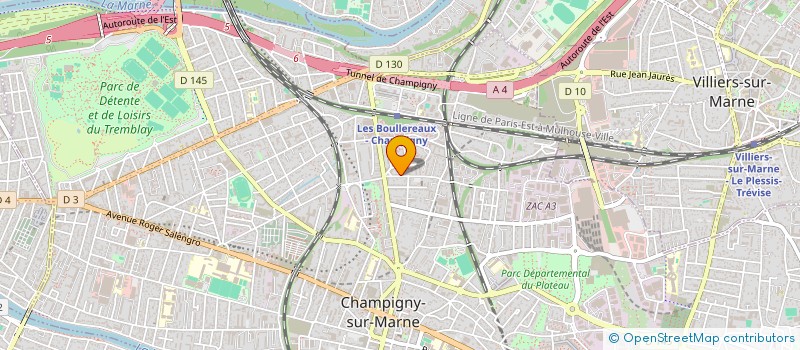 localisation de l'entreprise TEAM BALO (TMB) à CHAMPIGNY-SUR-MARNE