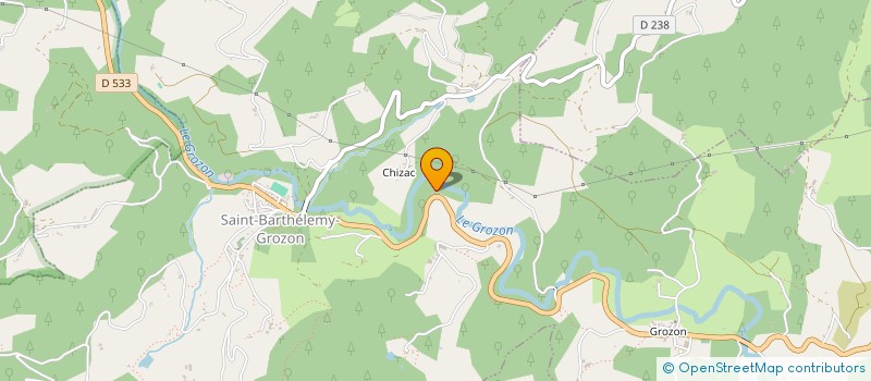 localisation de l'entreprise TEAM BAROUDEUR QUAD-07  SAINT-BARTHELEMY-GROZON