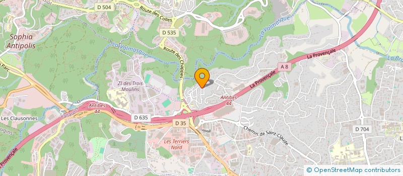 localisation de l'entreprise TEAM BAT à ANTIBES