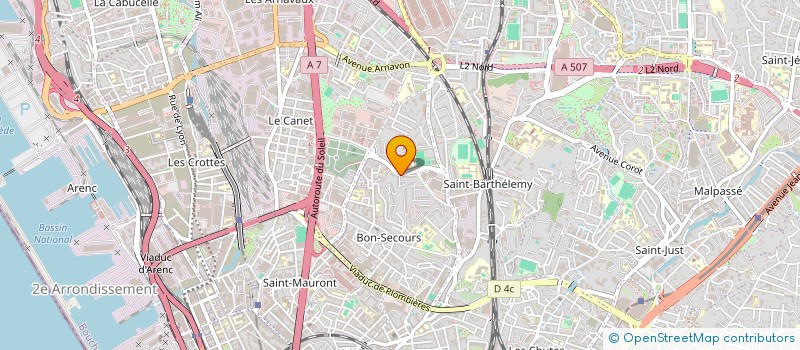 localisation de l'entreprise TEAM BAT à MARSEILLE