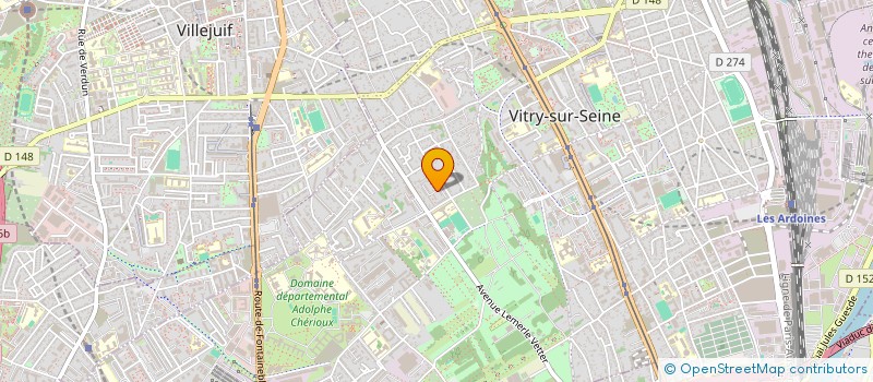 localisation de l'entreprise TEAM BAT SERVICE à VITRY-SUR-SEINE