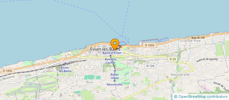 localisation de l'entreprise TEAM BATISERVICES  EVIAN-LES-BAINS