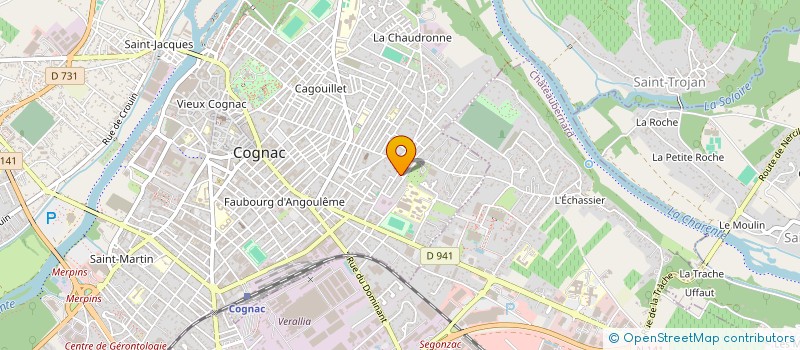 localisation de l'entreprise TEAM BECANNE SPORTS à COGNAC