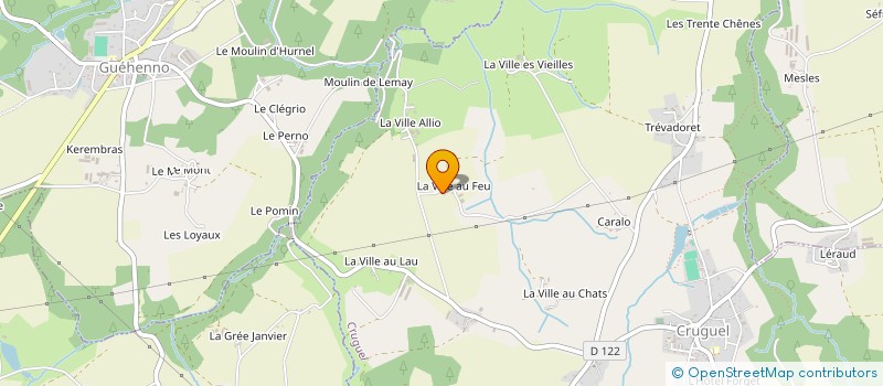 localisation de l'entreprise TEAM BENOIT COMPETITION  CRUGUEL