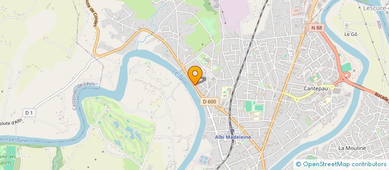 localisation de l'entreprise TEAM BLK AUTO  ALBI