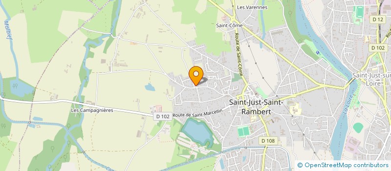 localisation de l'entreprise TEAM BOBBY RACING  SAINT-JUST-SAINT-RAMBERT