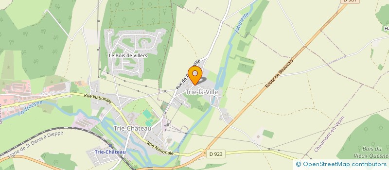 localisation de l'entreprise TEAM BOUALI  TRIE-LA-VILLE