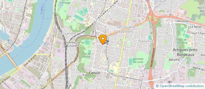 localisation de l'entreprise TEAM BOULIAC  CENON