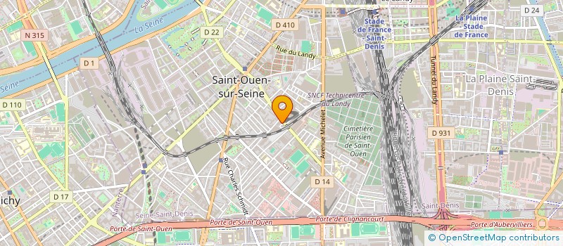 localisation de l'entreprise TEAM BOURBIER à SAINT-OUEN-SUR-SEINE