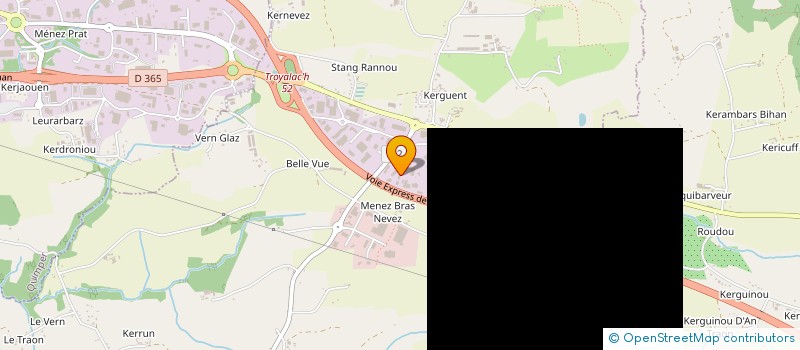 localisation de l'entreprise TEAM BREIZH 4  SAINT-EVARZEC