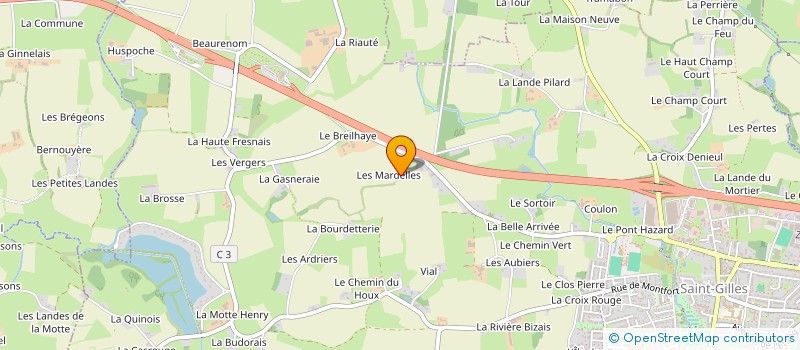 localisation de l'entreprise TEAM BREIZH SPORT AUTO  SAINT-GILLES