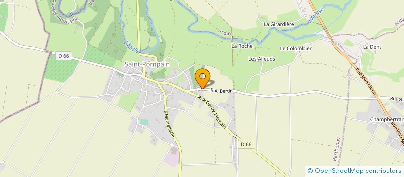 localisation de l'entreprise TEAM BRIFFAUD  SAINT-POMPAIN