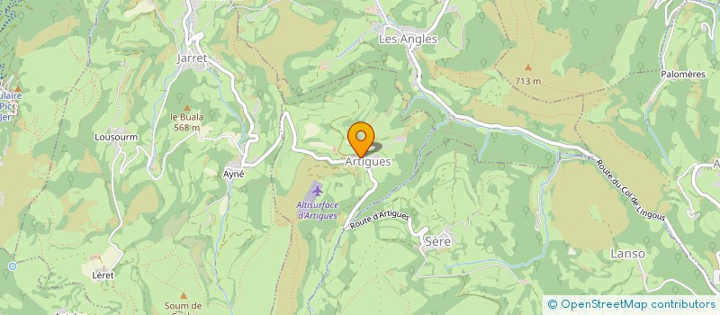 localisation de l'entreprise TEAM BROTHERS  ARTIGUES