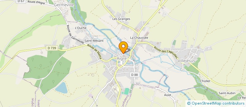 localisation de l'entreprise TEAM BROUSSAI FAN PAGE à AIGRE