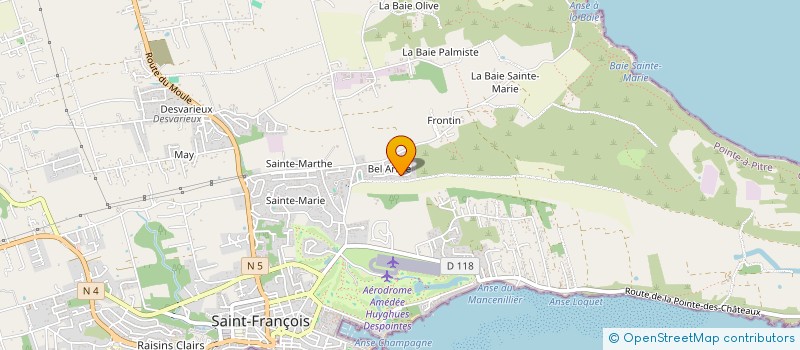 localisation de l'entreprise TEAM BUSINESS à SAINT-FRANCOIS