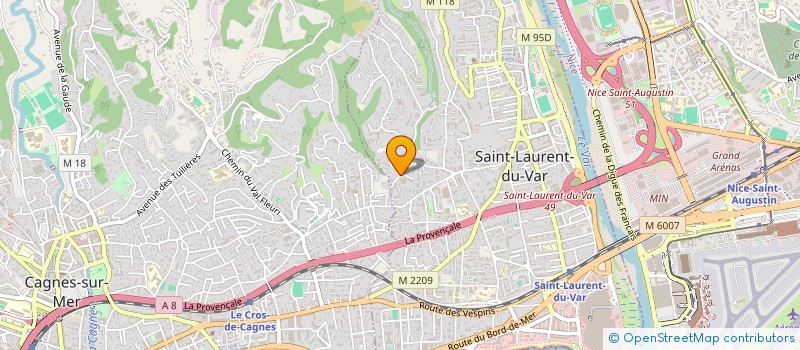 localisation de l'entreprise TEAM BY MAX PERF à SAINT-LAURENT-DU-VAR