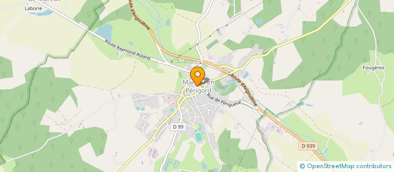 localisation de l'entreprise TEAM CANTON DE MAREUIL 24 VTT  MAREUIL EN PERIGORD