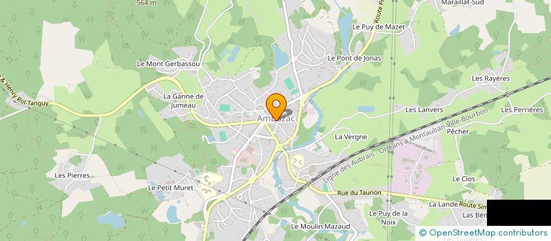 localisation de l'entreprise TEAM CARPE DES MONTS D'AMBAZAC 87  AMBAZAC