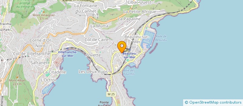 localisation de l'entreprise TEAM CASTAIGNDALE à BEAULIEU-SUR-MER