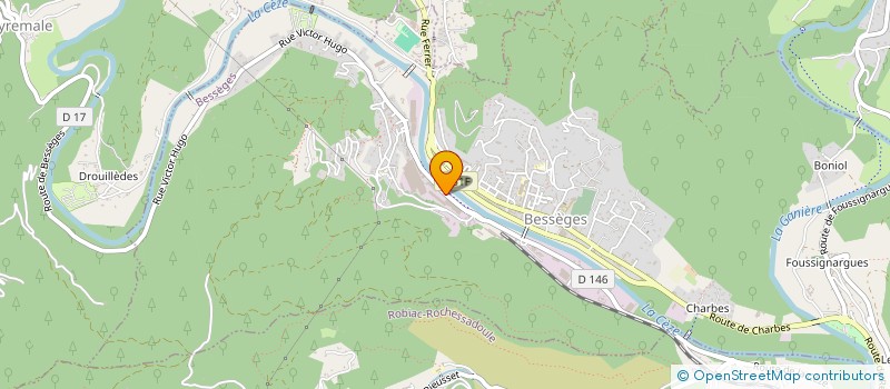 localisation de l'entreprise TEAM CEVENNES COMPETITION  BESSEGES