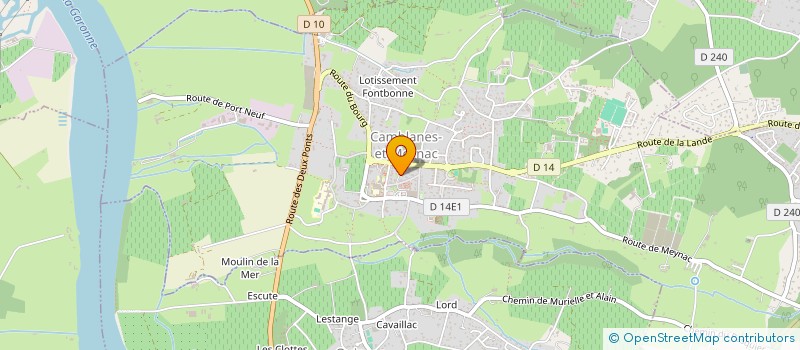 localisation de l'entreprise TEAM CFM  CAMBLANES-ET-MEYNAC