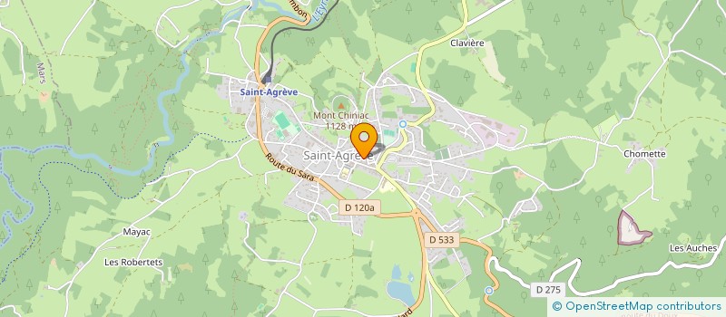 localisation de l'entreprise TEAM CINNA  SAINT-AGREVE