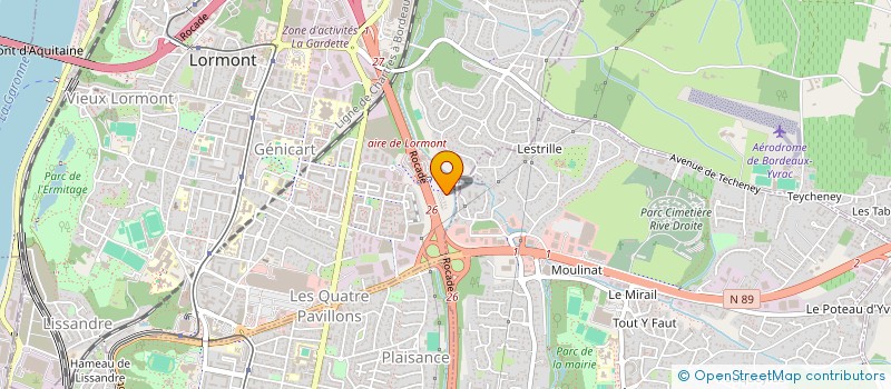 localisation de l'entreprise TEAM CLEAN 33 à LORMONT