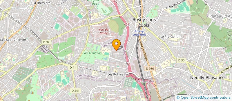 localisation de l'entreprise TEAM CLEAN PRO à MONTREUIL